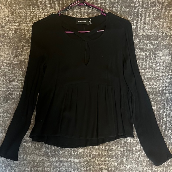 Black MinkPink Top - Picture 1 of 3